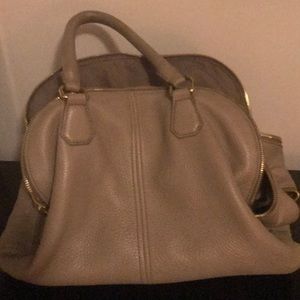 J Crew Leather Tan Handbag
